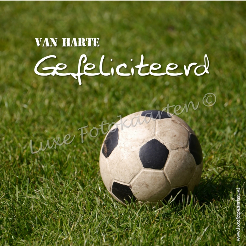 Gefeliciteerd Kind - voetbal